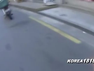 Korealainen tyttö poimitaan ylös sisään japani, vapaa poimia ylös hd likainen klipsi 56